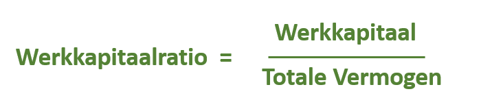 financien financiele ratios werkkapitaalratio formule