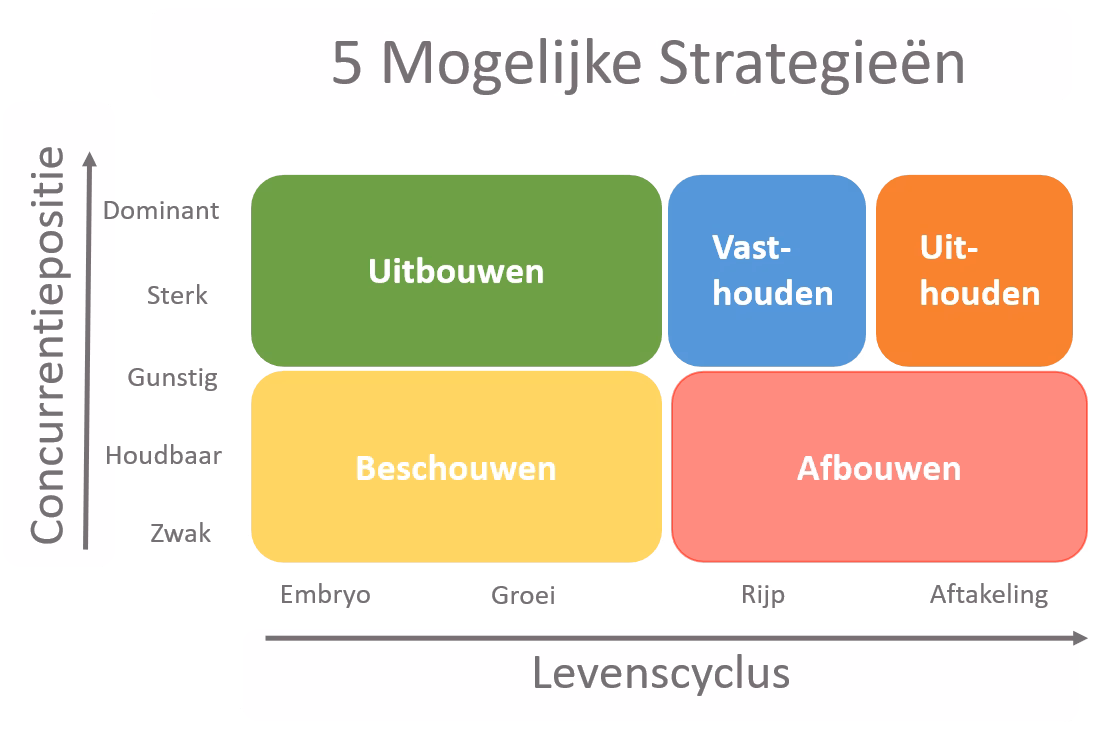 strategie portfolio adl matrix little levensproductcyclus concurrentiepositie1 png
